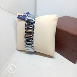Satify Men's Chain Wrist Watch - Silver