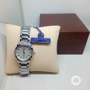 Satisfy Ladies Chain Wrist Watch - Silver