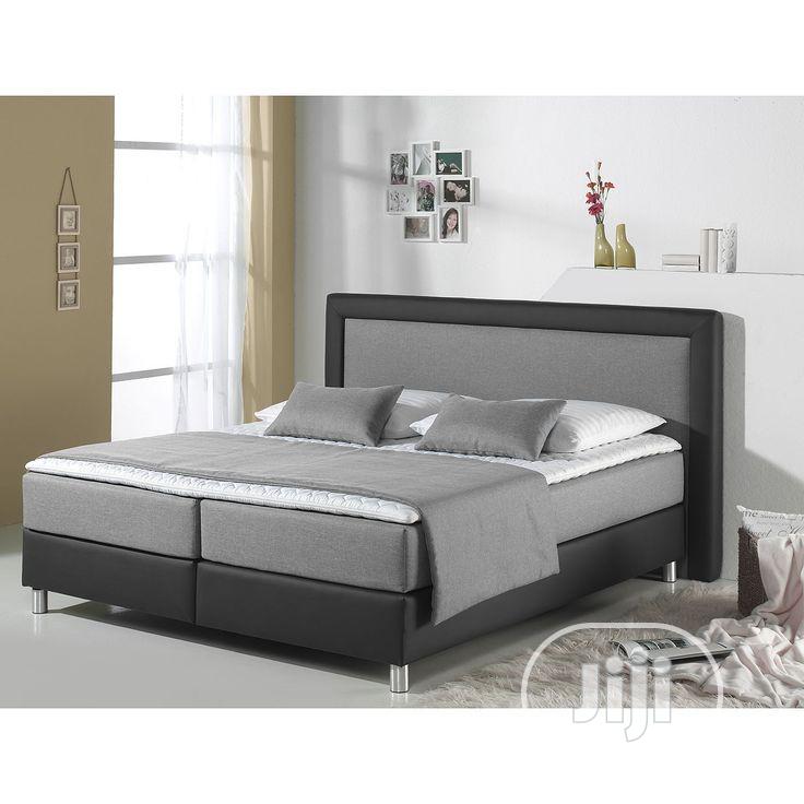 Upholstery Panel Bed Frame With Mattress