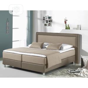 Upholstery Panel Bed Frame With Mattress