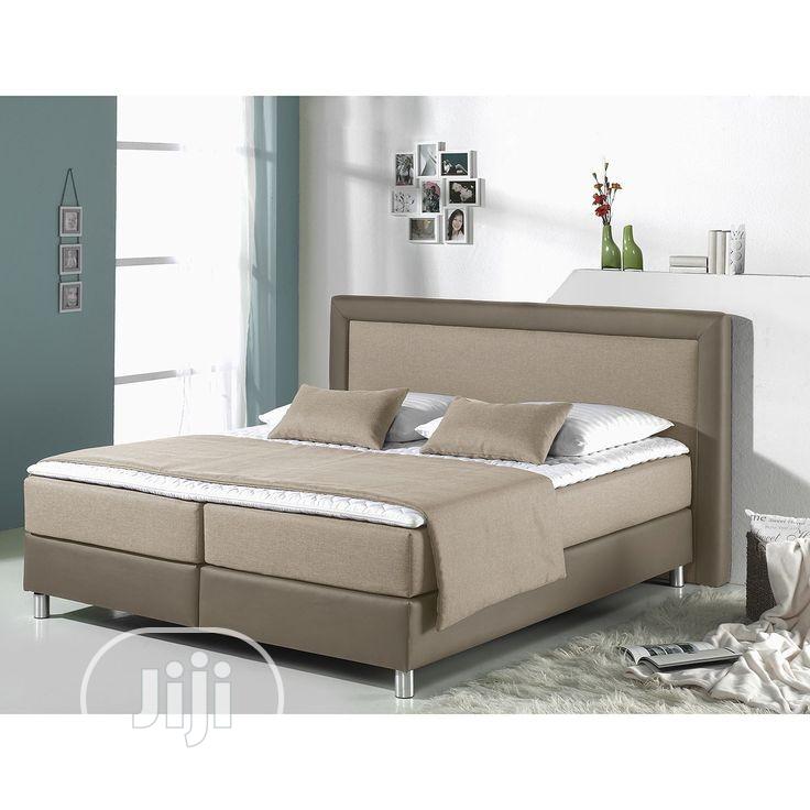 Upholstery Panel Bed Frame With Mattress
