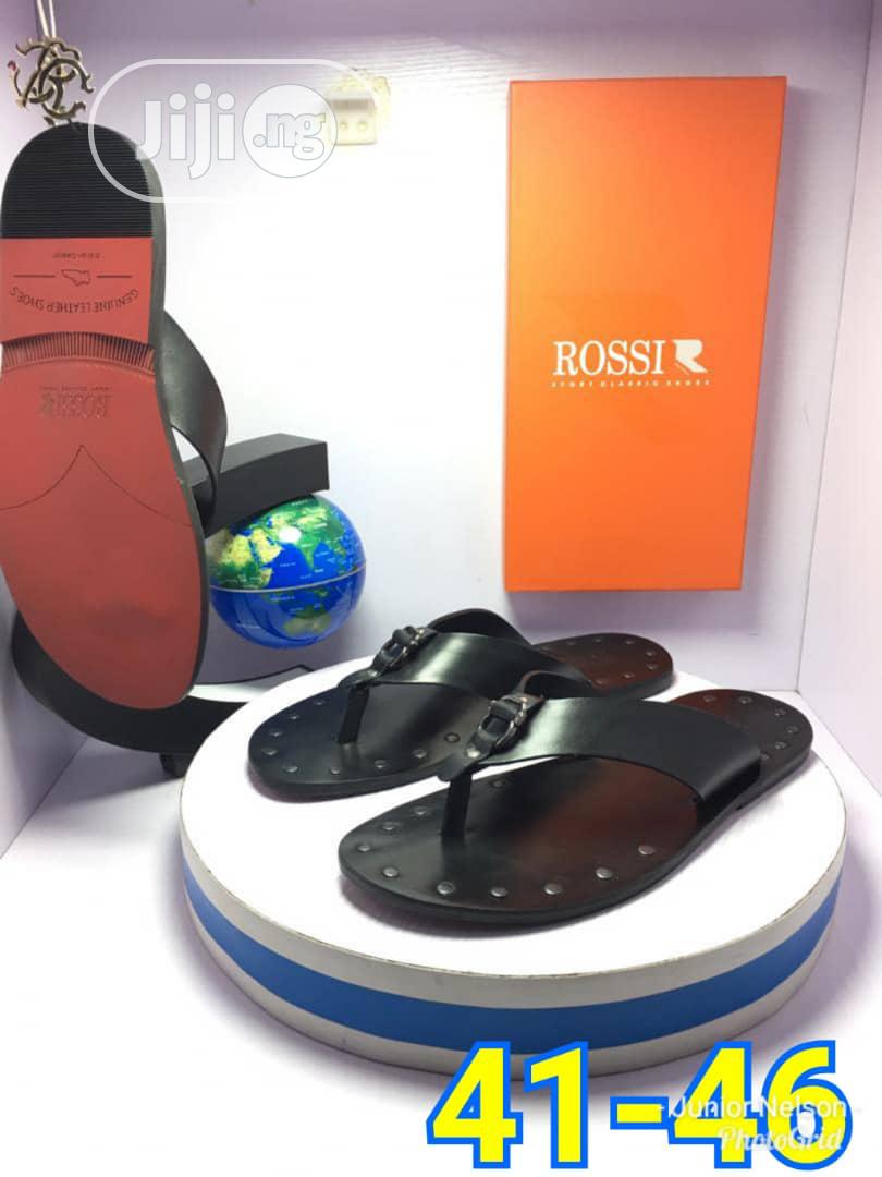 Original Italian Men Leather Slippers