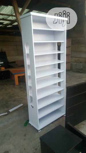 Available White Shoes Racks