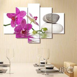 Purple Flower Canvas Wall Art Cp018