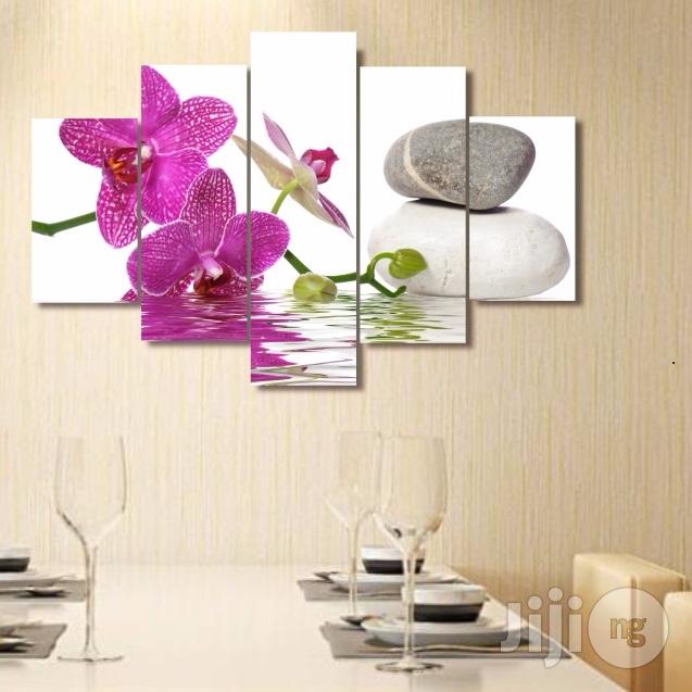 Purple Flower Canvas Wall Art Cp018