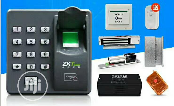 180kg Standalone Access Control Fingerprint Door Lock Kit