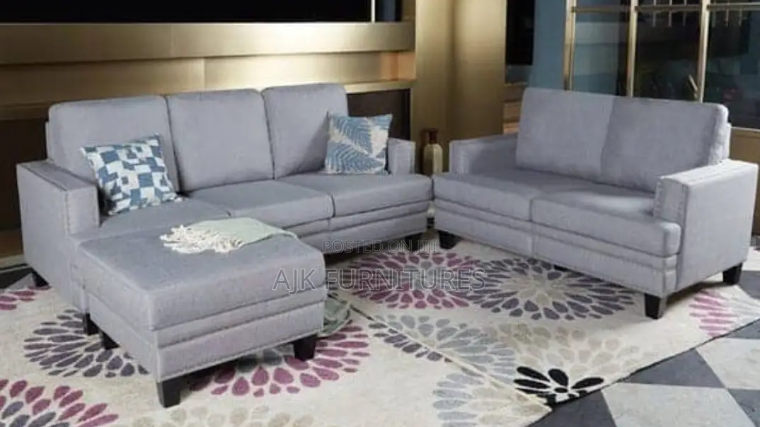 Elegant Fabric Sectional Sofa