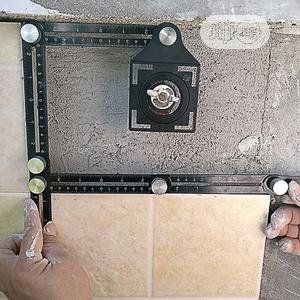Adjustable Tile Hole Locator 6 Folding Multiple Angle Ruler