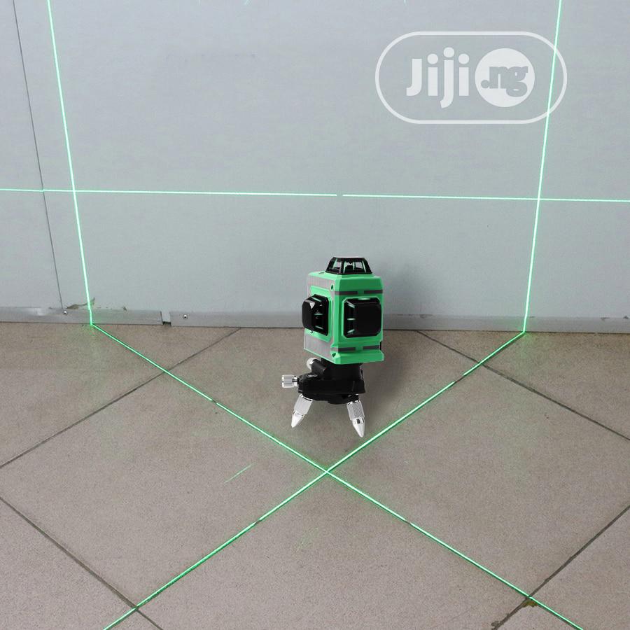 12 Lines 3D Self-Leveling 360 Hor and Vert Green Laser Beam