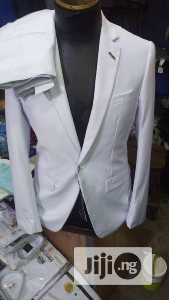 Top Quality White Wedding/Office Suit
