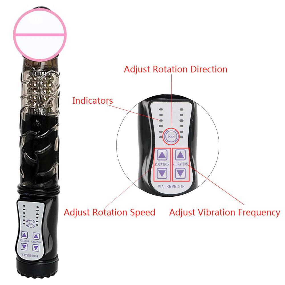 Black Clitoral Vaginal Stimulator Quiet Vibrator