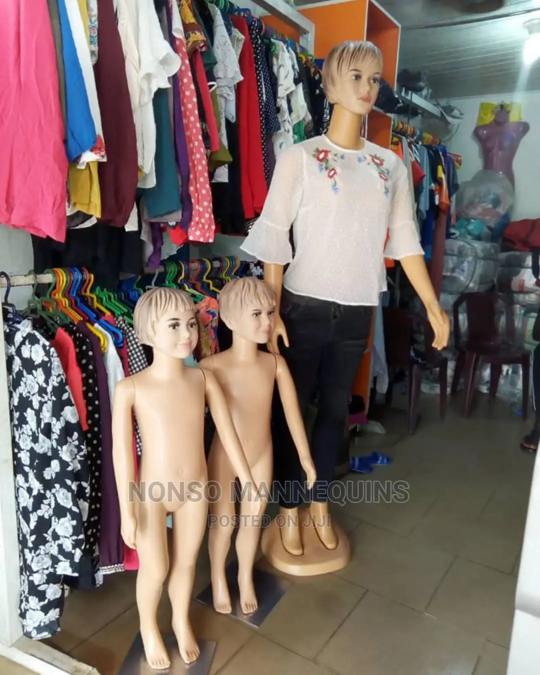 Female Kid Plastic Mannequin Display 5