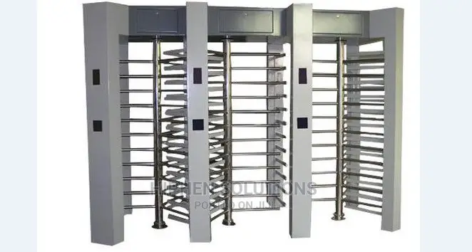 Black Three Channel Turnstile