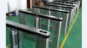 RS 716-5 Automated High Speed Swing Turnstile Door BY HIPHEN SOLUTIONS