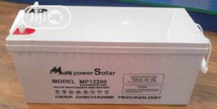 Multipower Solar Battery 200a/12v