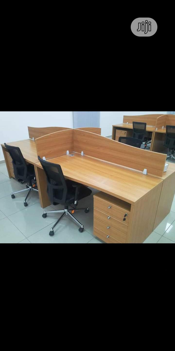 Workstation With 4 Chairs
