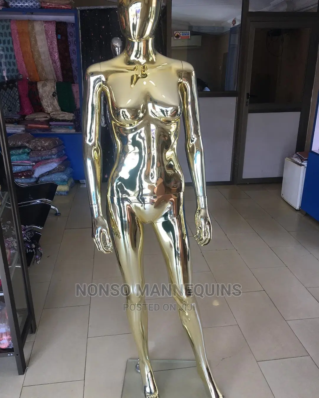 Brand New Designed Gold Silver Female Mannikins Display