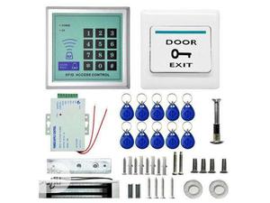 Keypad RFID Access Control+ Maglolock+ LZ Bracket +Fob+Exit