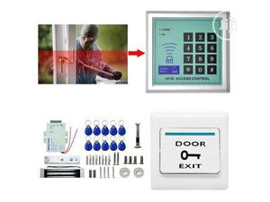 Keypad RFID Access Control+ Maglolock+ LZ Bracket +Fob+Exit