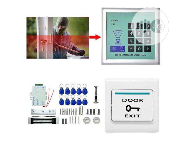 Keypad RFID Access Control+ Maglolock+ LZ Bracket +Fob+Exit