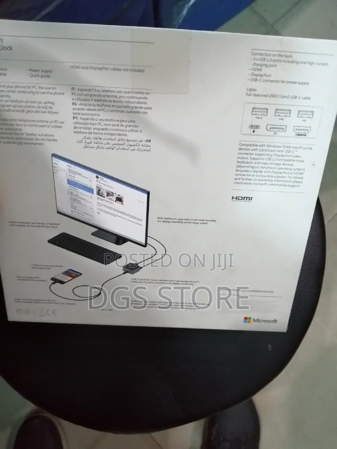 Microsoft HD 500 Display Dock for Lumia 950/Lumia 950+L