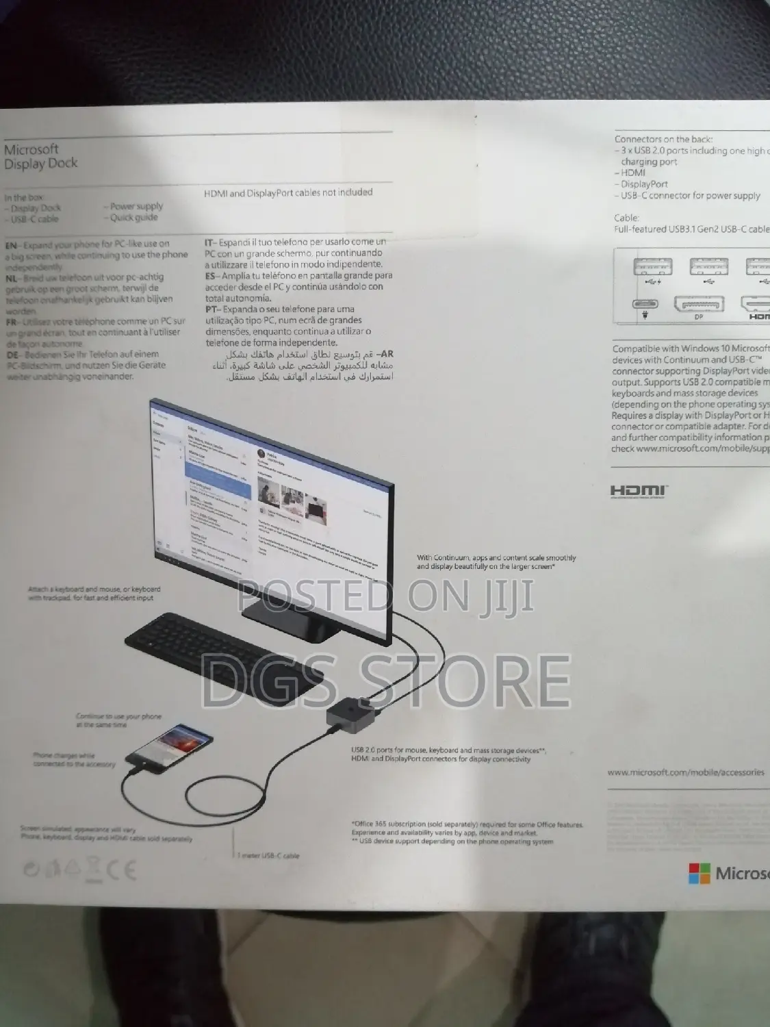 Microsoft HD 500 Display Dock for Lumia 950/Lumia 950+L