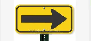 High Reflective Films Road Safety Arrow Sign BY HIPHEN SOLUTIONS LTD