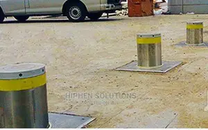 Access Control System Retractable Hydraulic Bollards By Hssl