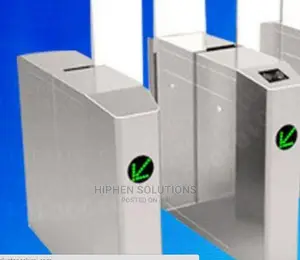Stainless Steel Outdoor Flap Barrier Turnstile Noiseless Speed By Hssl