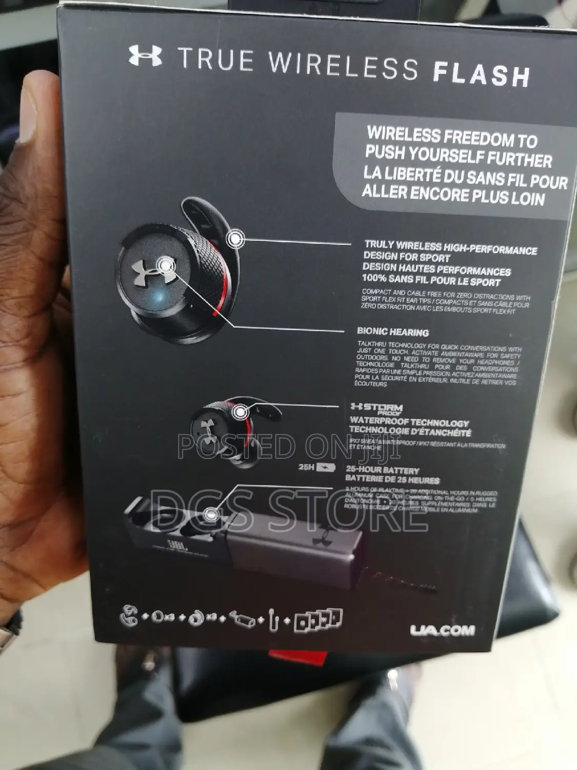 JBL Under Armor True Wireless in Ear Flash Headphones