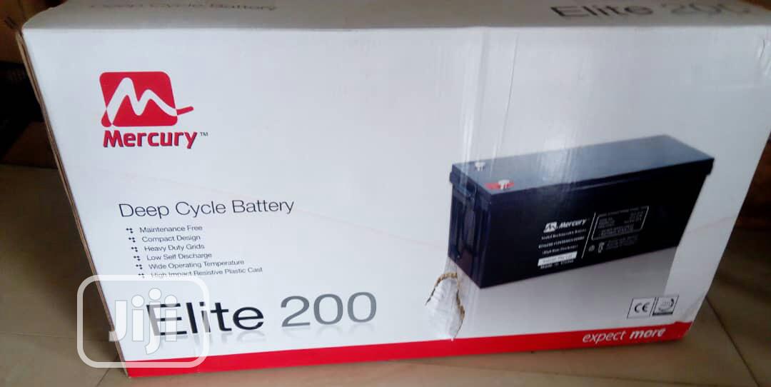 Mercury Gel Battery