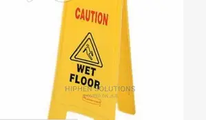 Hiphen 25" X 12" 2-sided Yellow Caution Safety Wet Floor Sign By Hip