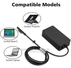 Microsoft Surface Pro X 8 7 6 5 4 Laptop Go Adapter Charger