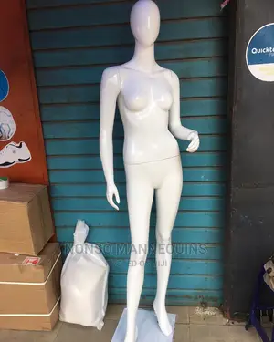 Fashion Fibre Glass Female All White Display Models