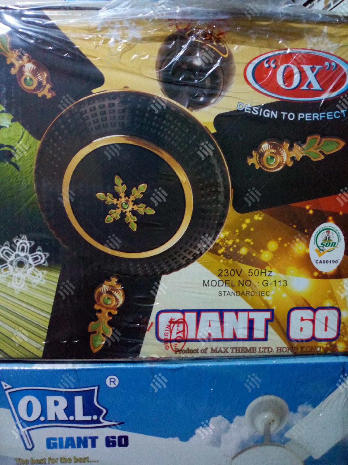 Ox Ceiling Fan 60 Inches
