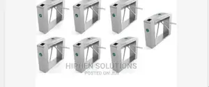 Set Of 7 Waist High Tripod Turnstile BY HIPHEN SOLUTIONS LTD