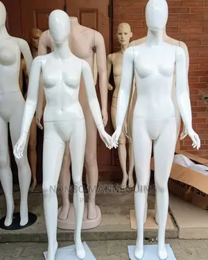 White Fibre Female Mannequins Display