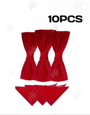 Bulk Quality Bow Tie, a Pack of 10- Red Color