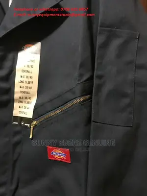 Dickies Navy Blue Long Sleeve Deluxe Coveralls Men's Size