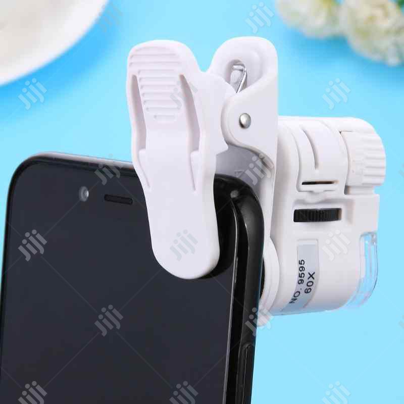 60x Magnifier Microscope for Universal Phone With LED UV Light