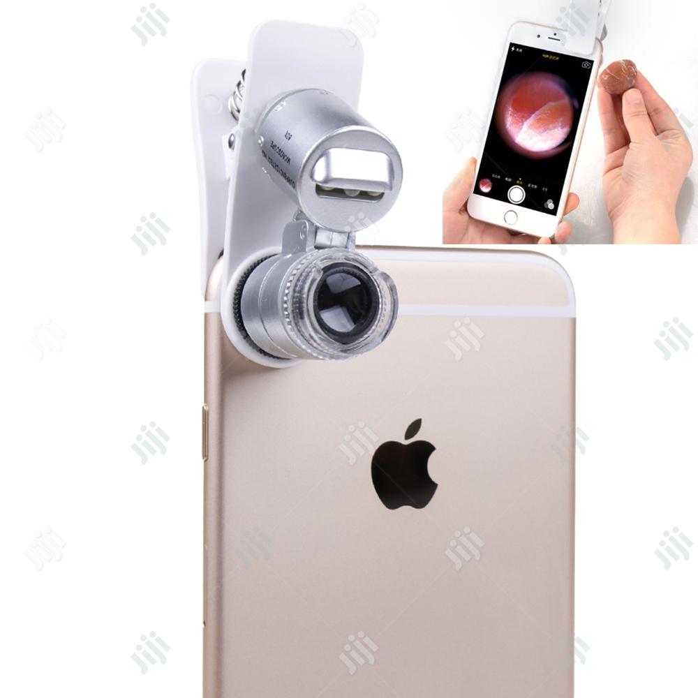 Clip Cell Phone 60x Magnifier Microscope