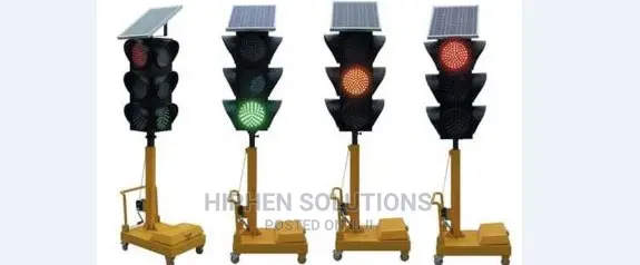 Removeable Solar Traffic Lights BY HIPHEN SOLUTIONS LTD
