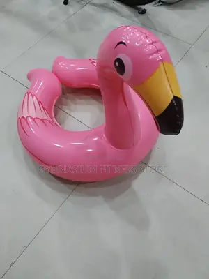 Ostrich Swim Floater Pink
