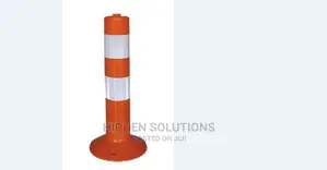 450mm Red Coloured Reflective Warning Post BY HIPHEN SOLUTIONS LTD