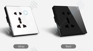Wi-fi Smart Socket -luxury Crystal Glass Panel