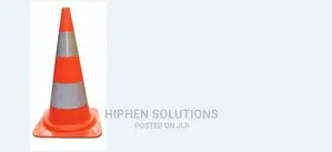Red Bottom 28" PVC Safety Cone BY HIPHEN SOLUTIONS LTD