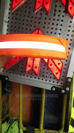 Orange Stripe Reflective Ribbon For Jacket