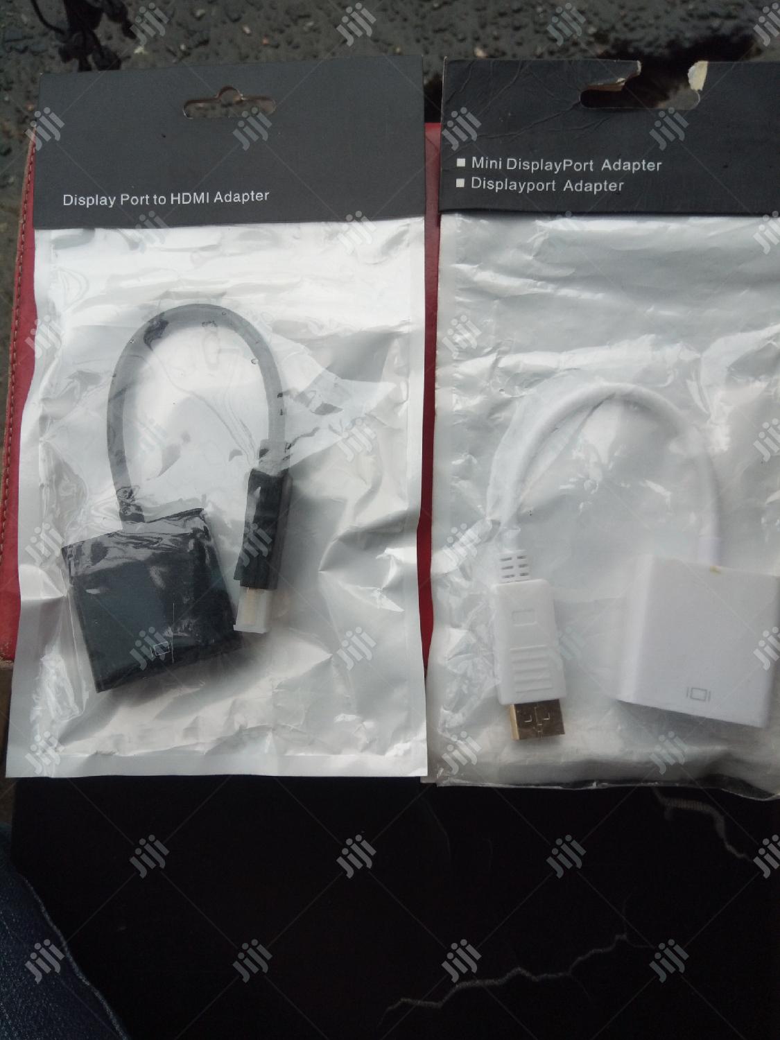 Display Port to HDMI and Vga