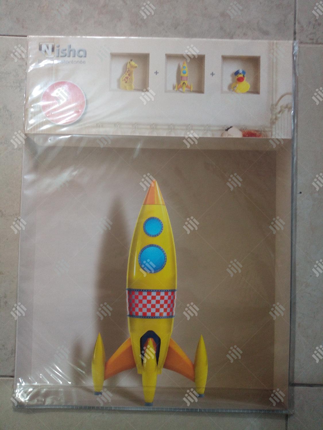 Nisha 3 Reuseable 3D Effect Wall Decals