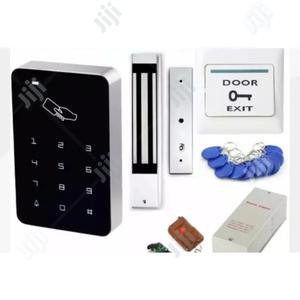 Photo - Access Control Power Box+180kg Maglock +Exit Button +10fobes